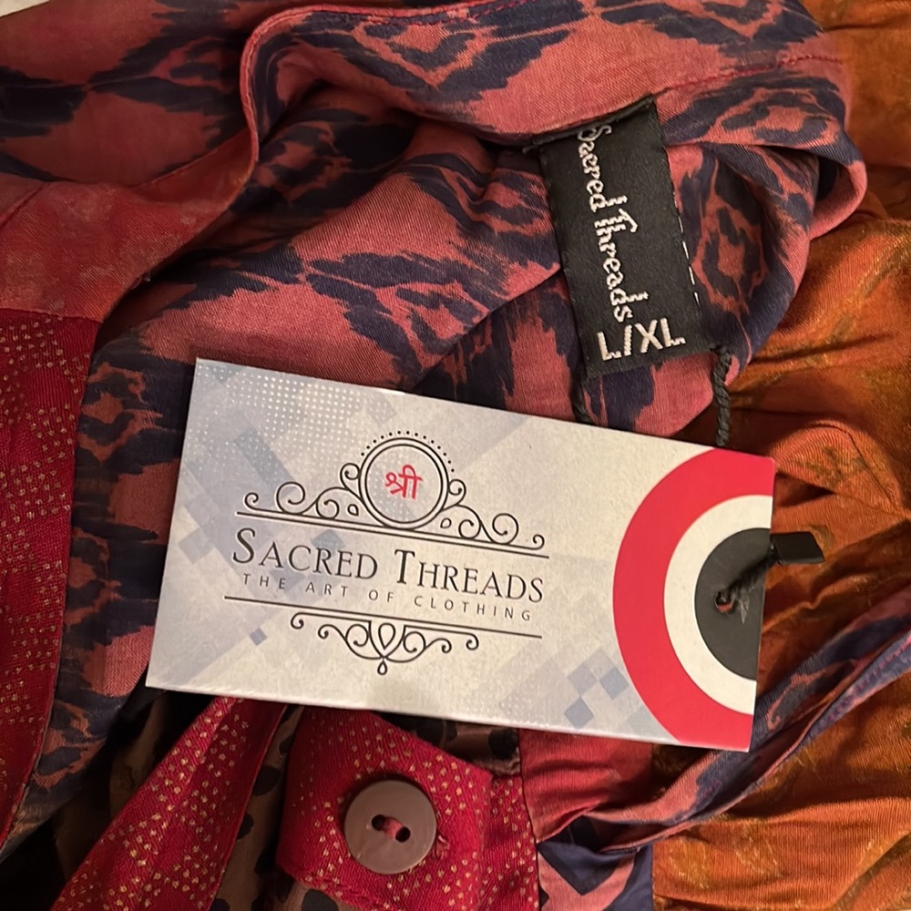 Sacred Threads Multicolor Maxi Dress - image 4